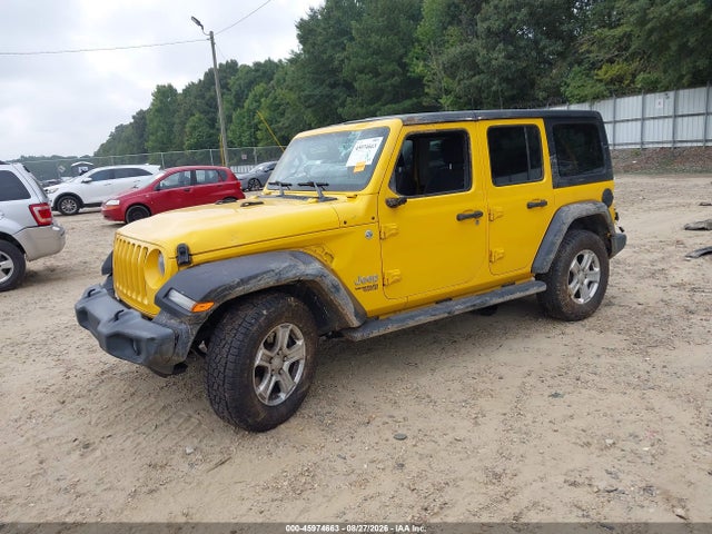 45974663 :رقم المزاد ، 1C4HJXDG5KW648529 vin ، 2019 Jeep Wrangler Unlimited Sport S 4x4 مزاد بيع