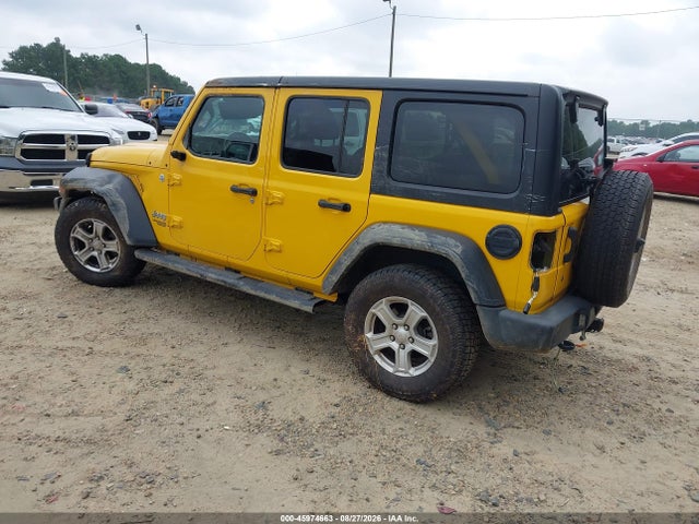 45974663 :رقم المزاد ، 1C4HJXDG5KW648529 vin ، 2019 Jeep Wrangler Unlimited Sport S 4x4 مزاد بيع