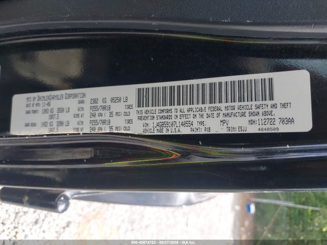 Aukcja sprzedaży 2007 Jeep Wrangler Unlimited Sahara, vin: 1J4GB59107L140554, numer aukcji: 45974702