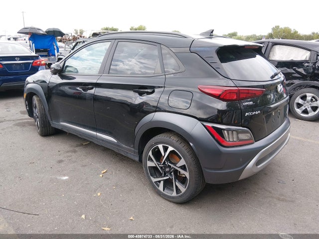 Aukcja sprzedaży 2022 Hyundai Kona Limited, vin: KM8K5CA33NU752159, numer aukcji: 45974733
