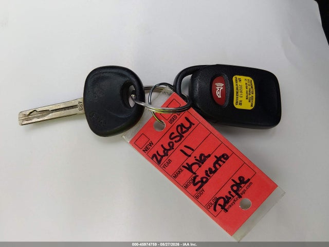 2011 Kia Sorento Lx მანქანა იყიდება აუქციონზე, vin: 5XYKT3A15BG033713, აუქციონის ნომერი: 45974759