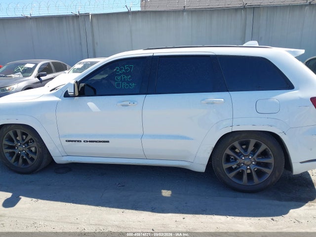 2018 Jeep Grand Cherokee High Altitude 4x4 მანქანა იყიდება აუქციონზე, vin: 1C4RJFCG5JC172024, აუქციონის ნომერი: 45974821