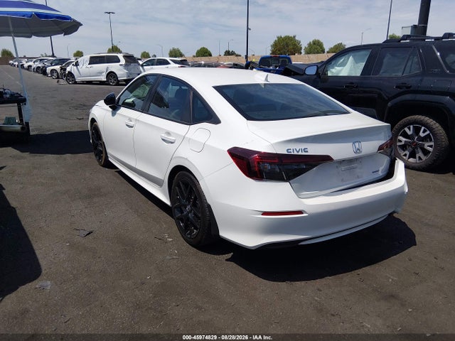 Продаж на аукціоні авто 2025 Honda Civic Hybrid Sport/sport Touring, vin: 2HGFE4F84SH308854, номер лоту: 45974829