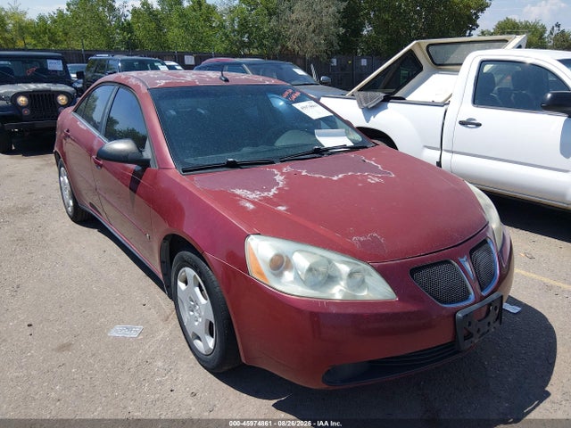 45974861 :رقم المزاد ، 1G2ZF57B384202415 vin ، 2008 Pontiac G6 Value Leader مزاد بيع