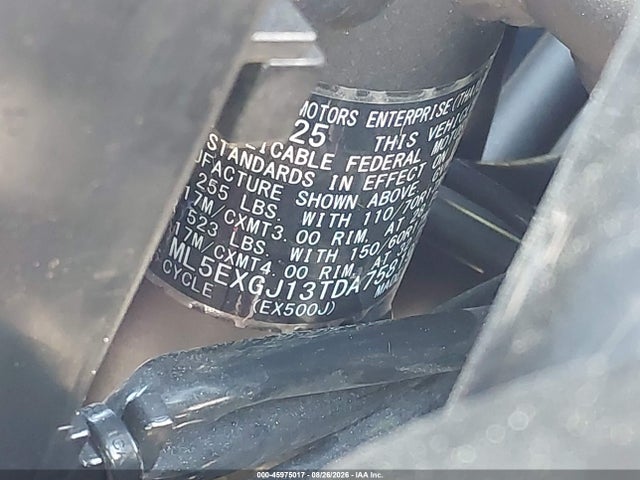 Kawasaki Ex500 A/b 2026 ML5EXGJ13TDA75819 Image 10