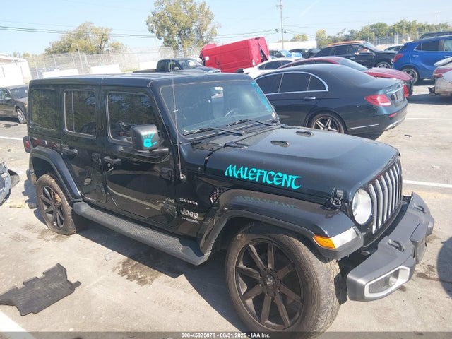 Продажа на аукционе авто 2021 Jeep Wrangler Unlimited Sahara, vin: 1C4HJXEN8MW539773, номер лота: 45975078