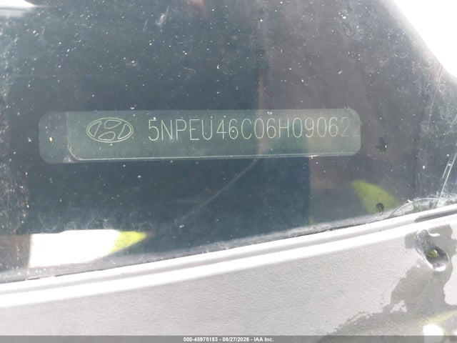 2006 Hyundai Sonata Gls მანქანა იყიდება აუქციონზე, vin: 5NPEU46C06H090622, აუქციონის ნომერი: 45975153