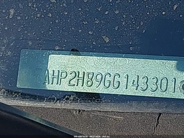 45975238 :رقم المزاد ، 1FAHP2H89GG143301 vin ، 2016 Ford Taurus Sel مزاد بيع
