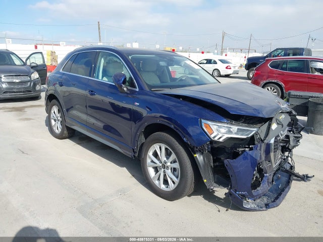 Продаж на аукціоні авто 2025 Audi Q3 Premium 45 Tfsi S Line Quattro Tiptronic, vin: WA1DECF3XS1108560, номер лоту: 45975331