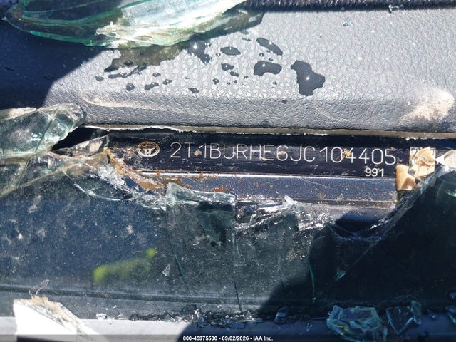 45975500 :رقم المزاد ، 2T1BURHE6JC104405 vin ، 2018 Toyota Corolla Se مزاد بيع