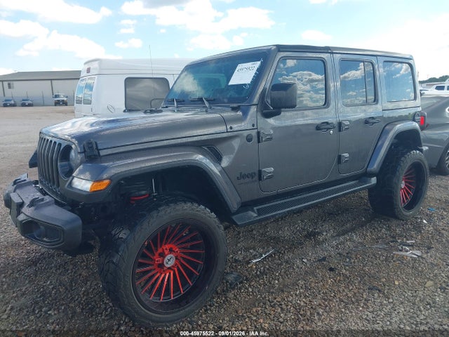 2021 Jeep Wrangler Unlimited Sahara Altitude 4x4 მანქანა იყიდება აუქციონზე, vin: 1C4HJXEN0MW649149, აუქციონის ნომერი: 45975522