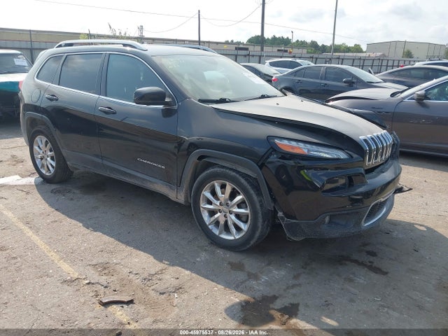 Продаж на аукціоні авто 2017 Jeep Cherokee Limited 4x4, vin: 1C4PJMDB3HD228822, номер лоту: 45975537