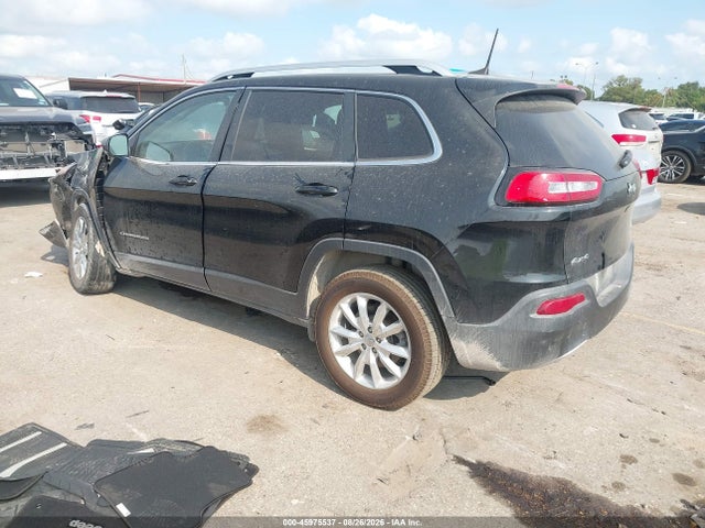 Продаж на аукціоні авто 2017 Jeep Cherokee Limited 4x4, vin: 1C4PJMDB3HD228822, номер лоту: 45975537