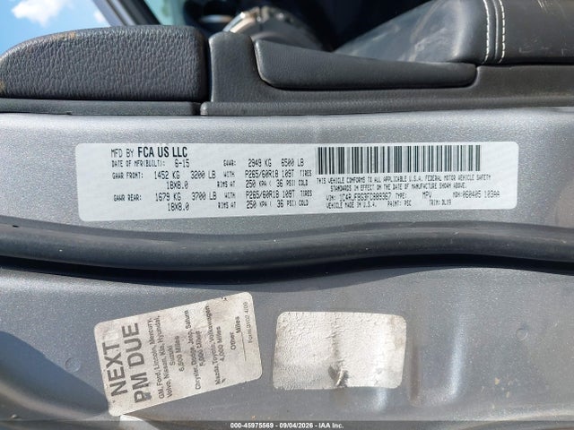 Продаж на аукціоні авто 2015 Jeep Grand Cherokee Limited, vin: 1C4RJFBG3FC889367, номер лоту: 45975569