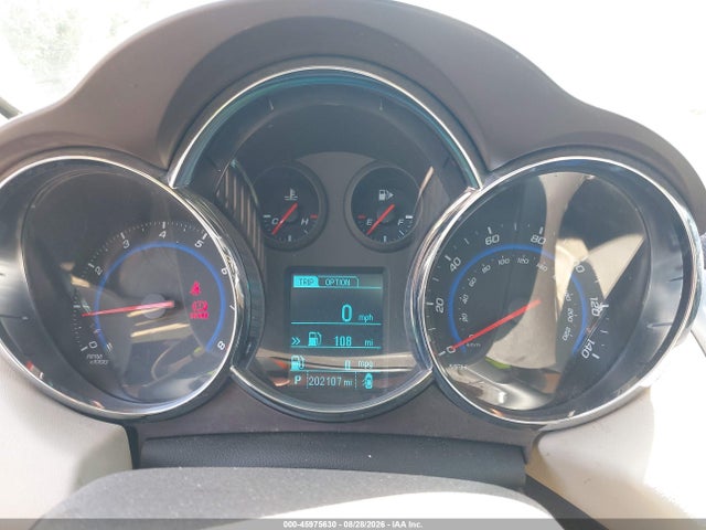 45975630 :رقم المزاد ، 1G1PE5SB3F7271400 vin ، 2015 Chevrolet Cruze 2lt Auto مزاد بيع