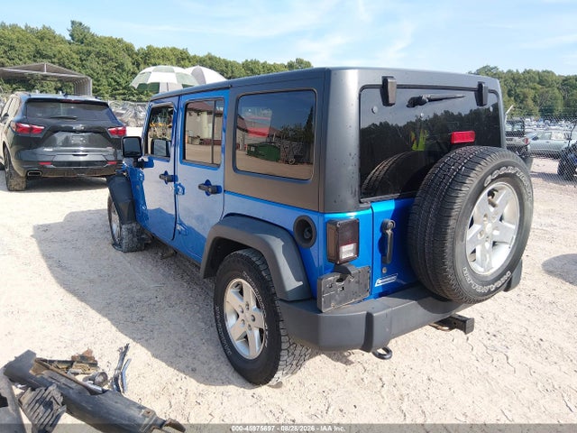2015 Jeep Wrangler Unlimited Sport მანქანა იყიდება აუქციონზე, vin: 1C4BJWDG0FL523218, აუქციონის ნომერი: 45975697