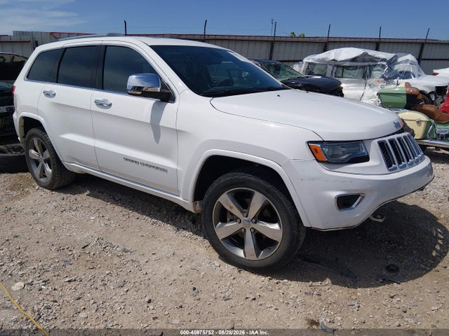 2016 Jeep Grand Cherokee Overland მანქანა იყიდება აუქციონზე, vin: 1C4RJECG2GC314560, აუქციონის ნომერი: 45975752