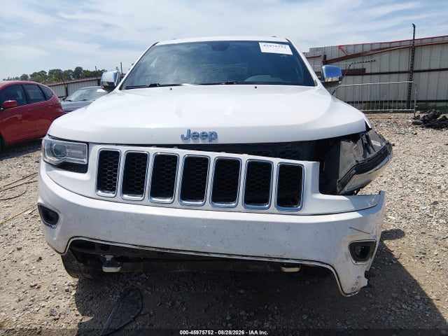 2016 Jeep Grand Cherokee Overland მანქანა იყიდება აუქციონზე, vin: 1C4RJECG2GC314560, აუქციონის ნომერი: 45975752