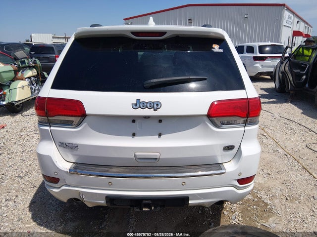 2016 Jeep Grand Cherokee Overland მანქანა იყიდება აუქციონზე, vin: 1C4RJECG2GC314560, აუქციონის ნომერი: 45975752