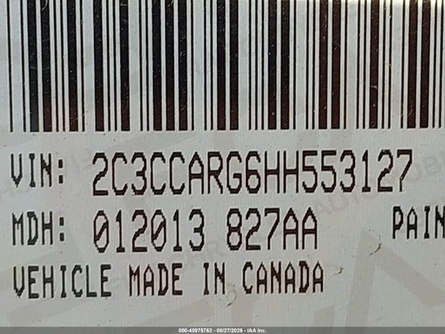 2017 Chrysler 300 Limited Awd მანქანა იყიდება აუქციონზე, vin: 2C3CCARG6HH553127, აუქციონის ნომერი: 45975762