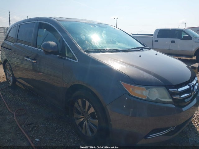 2014 Honda Odyssey Ex-l მანქანა იყიდება აუქციონზე, vin: 5FNRL5H6XEB043371, აუქციონის ნომერი: 45975785