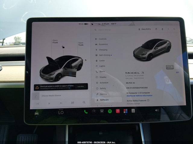 Tesla Model 3 Long Range/performance 2018 5YJ3E1EB4JF093350 Image 7