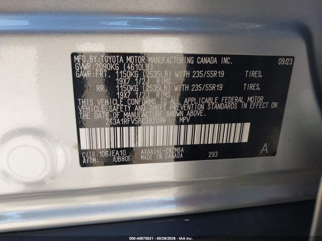 Toyota Rav4 Xle Premium 2023 2T3A1RFV5PC392098 Image 9