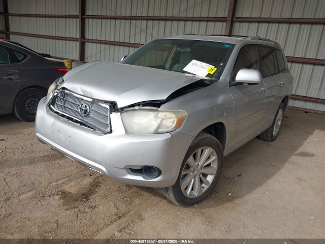 45975957 :رقم المزاد ، JTEBW3EH1A2038152 vin ، 2010 Toyota Highlander Hybrid Base V6 مزاد بيع