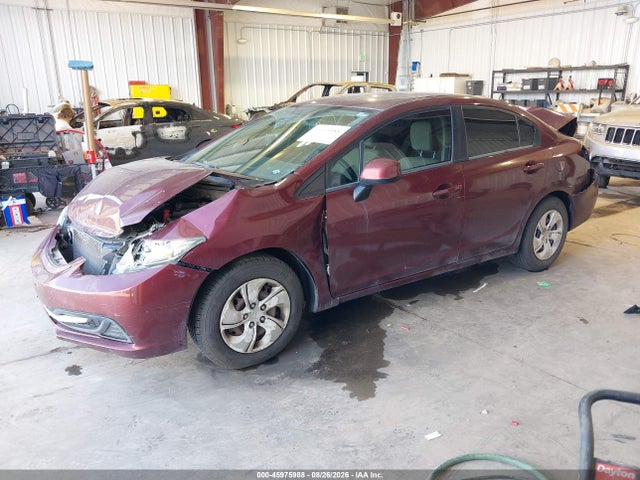 Aukcja sprzedaży 2013 Honda Civic Lx, vin: 19XFB2F53DE092852, numer aukcji: 45975988