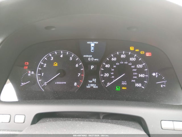 45976062 :رقم المزاد ، JTHGL46F275002191 vin ، 2007 Lexus Ls 460 L مزاد بيع