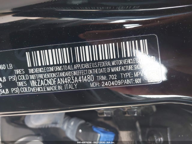 45976286 :رقم المزاد ، ZACNDFAN4R3A41480 vin ، 2024 Dodge Hornet Gt Awd مزاد بيع