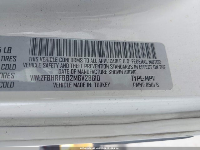 RAM Promaster City Tradesman Slt 2021 ZFBHRFBB2M6V28610 Image 9