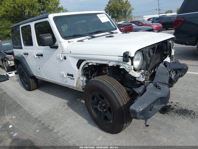 45976359 :رقم المزاد ، 1C4HJXDG1MW763485 vin ، 2021 Jeep Wrangler Unlimited Sport S 4x4 مزاد بيع