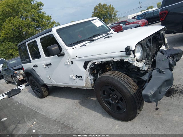 45976359 :رقم المزاد ، 1C4HJXDG1MW763485 vin ، 2021 Jeep Wrangler Unlimited Sport S 4x4 مزاد بيع