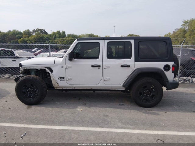 45976359 :رقم المزاد ، 1C4HJXDG1MW763485 vin ، 2021 Jeep Wrangler Unlimited Sport S 4x4 مزاد بيع