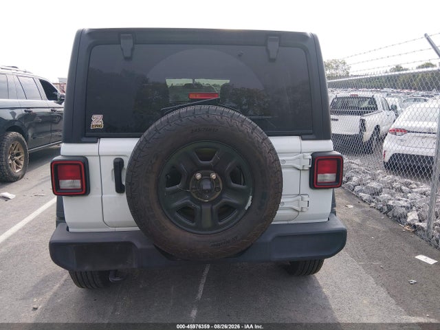 45976359 :رقم المزاد ، 1C4HJXDG1MW763485 vin ، 2021 Jeep Wrangler Unlimited Sport S 4x4 مزاد بيع
