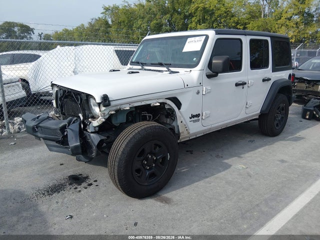 45976359 :رقم المزاد ، 1C4HJXDG1MW763485 vin ، 2021 Jeep Wrangler Unlimited Sport S 4x4 مزاد بيع
