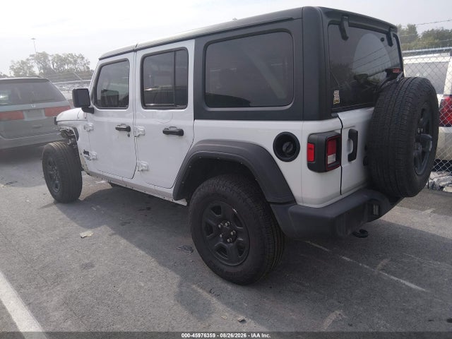 45976359 :رقم المزاد ، 1C4HJXDG1MW763485 vin ، 2021 Jeep Wrangler Unlimited Sport S 4x4 مزاد بيع