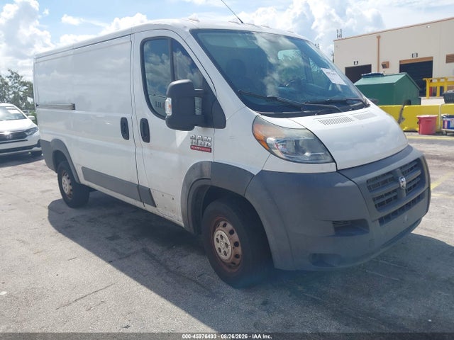 2015 Ram Promaster 1500 Low Roof მანქანა იყიდება აუქციონზე, vin: 3C6TRVAG7FE503561, აუქციონის ნომერი: 45976493