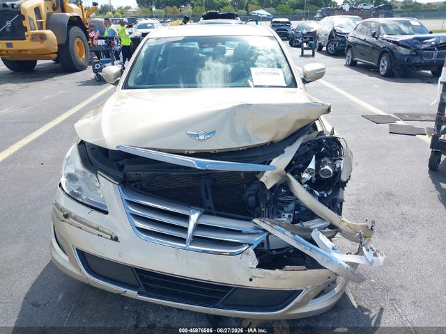 2012 Hyundai Genesis 3.8 მანქანა იყიდება აუქციონზე, vin: KMHGC4DDXCU199688, აუქციონის ნომერი: 45976506