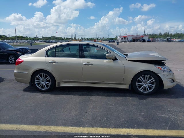 2012 Hyundai Genesis 3.8 მანქანა იყიდება აუქციონზე, vin: KMHGC4DDXCU199688, აუქციონის ნომერი: 45976506