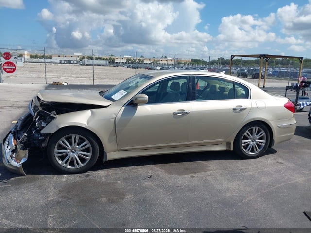 2012 Hyundai Genesis 3.8 მანქანა იყიდება აუქციონზე, vin: KMHGC4DDXCU199688, აუქციონის ნომერი: 45976506