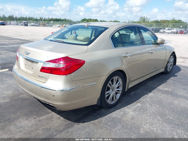 2012 Hyundai Genesis 3.8 მანქანა იყიდება აუქციონზე, vin: KMHGC4DDXCU199688, აუქციონის ნომერი: 45976506