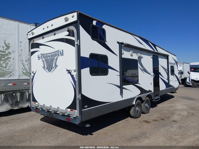 4X4TSCC23FC007063 Forest River Sandstorm Toyhauler Travel Trailer