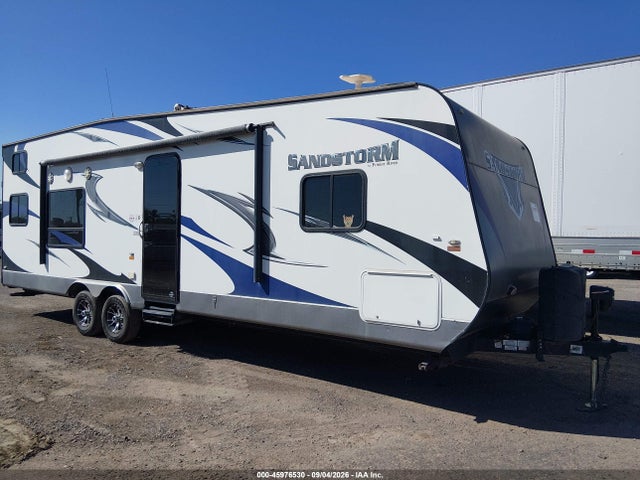 4X4TSCC23FC007063 Forest River Sandstorm Toyhauler Travel Trailer