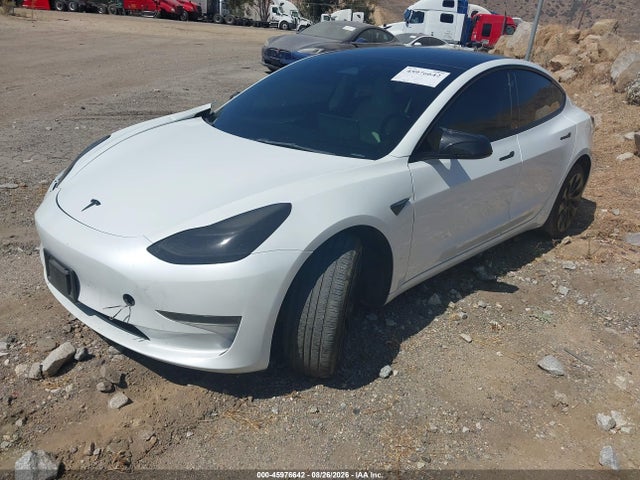45976642 :رقم المزاد ، 5YJ3E1EA6PF384285 vin ، 2023 Tesla Model 3 Rear-wheel Drive مزاد بيع