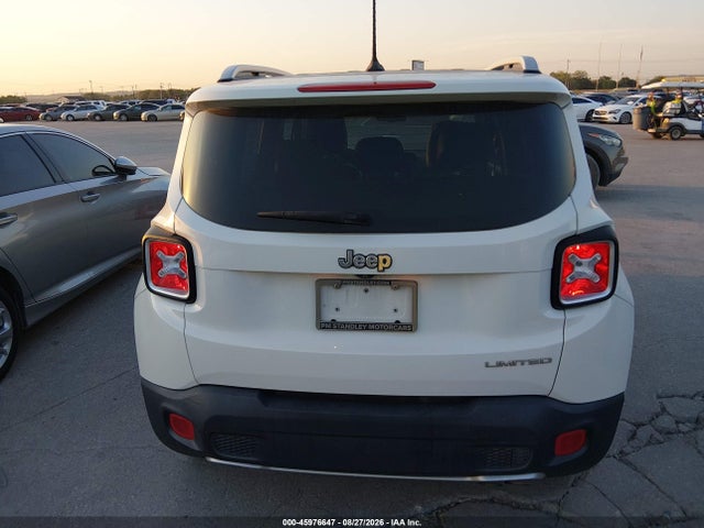 Продажа на аукционе авто 2017 Jeep Renegade Limited Fwd, vin: ZACCJADB2HPF18676, номер лота: 45976647