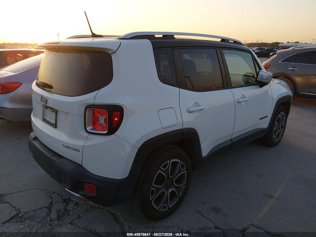 Продажа на аукционе авто 2017 Jeep Renegade Limited Fwd, vin: ZACCJADB2HPF18676, номер лота: 45976647