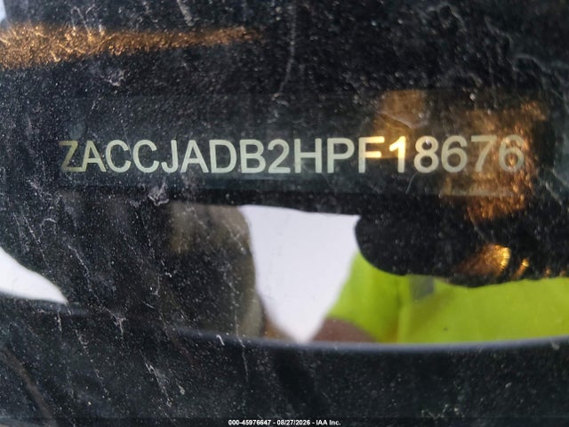 Продажа на аукционе авто 2017 Jeep Renegade Limited Fwd, vin: ZACCJADB2HPF18676, номер лота: 45976647