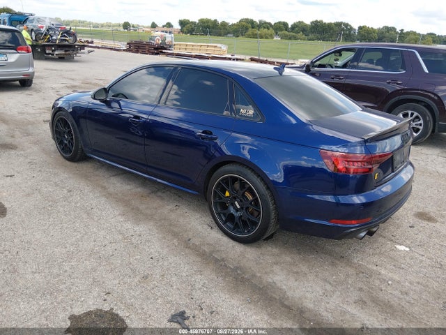 2018 Audi S4 3.0t Premium Plus მანქანა იყიდება აუქციონზე, vin: WAUC4AF47JA018974, აუქციონის ნომერი: 45976707